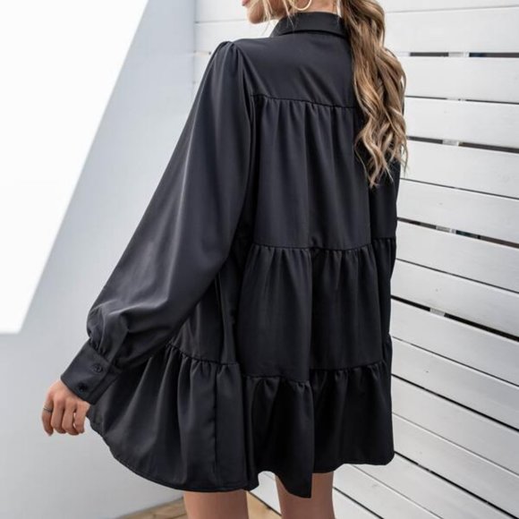 BOHO DOLLZ Button Down Babydoll Dress - Picture 6 of 8